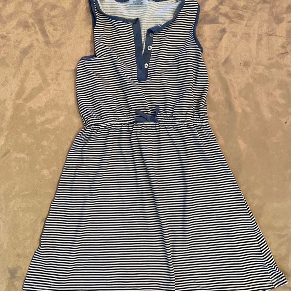 Girls Black & White Sundress
